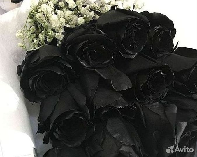 Чёрные розы Доставка цветов