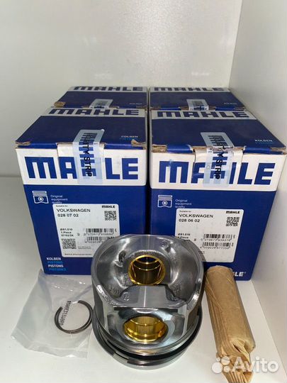 Поршни с кольцами Mahle + 0,50 BMM,BPW,BRC,BRT