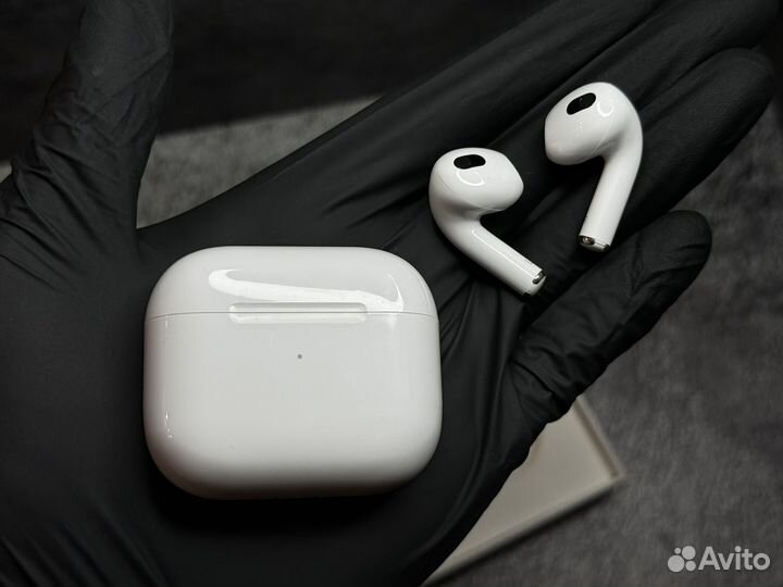 AirPods 3 «Оригинал» Новейшая версия 2024 + Чехол