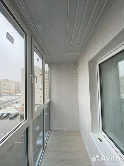 Внутренняя отделка лоджии ламинатом 3 метра