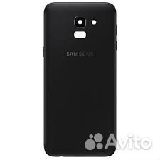 Задняя крышка для Samsung J600 Galaxy J6 2018 (чер