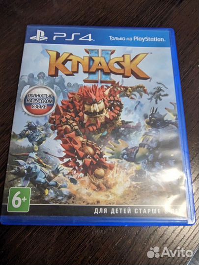 Диски на ps4 Knack 2