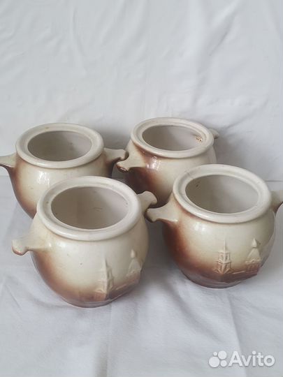 Горшочки глиняные для запекания