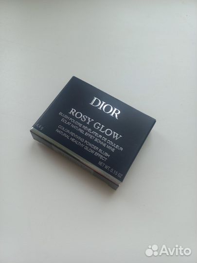 Румяна Dior rosy glow оттенок rosewood 012