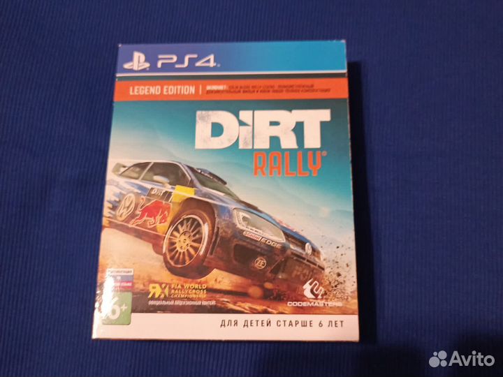 Dirt rally ps4 диск