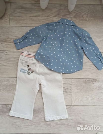 Вещи пакетом для девочки 6-9 мес