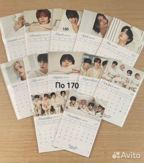 Stray Kids seasons greetings 2024 стрей кидс карты