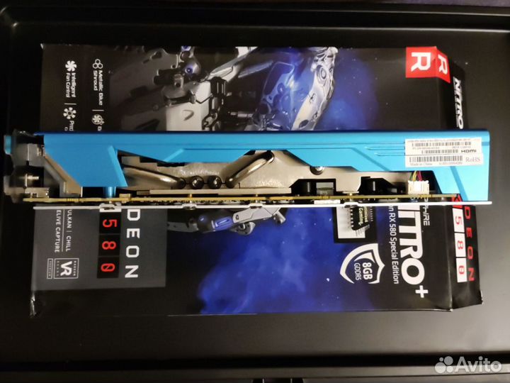 Видеокарта rx580 8gb sapphire nitro+