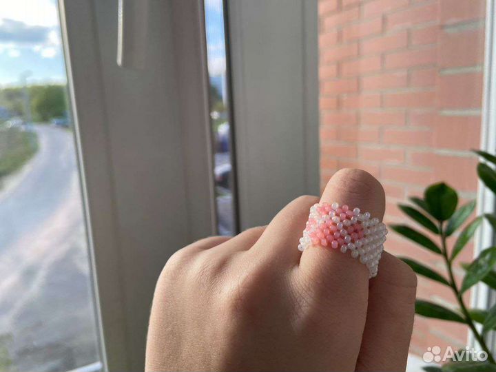 Кольцо из бисера на заказ