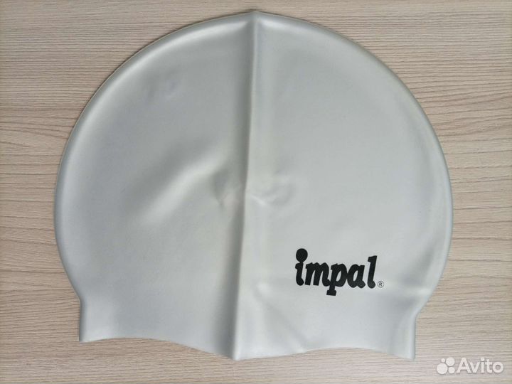 Шапочка для плавания силиконовая Impal цвет серый