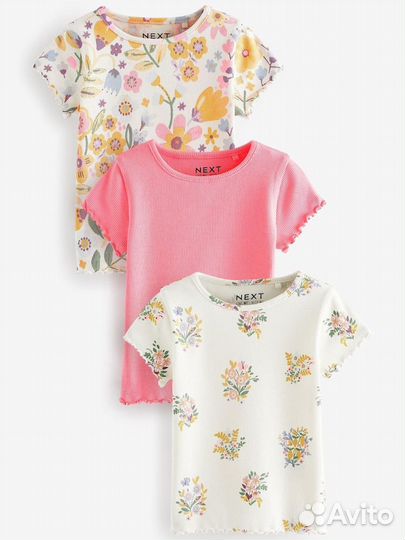 Новые летние костюмы Next 80 92 3шт
