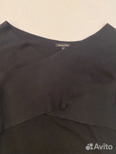 Massimo dutti платье черное