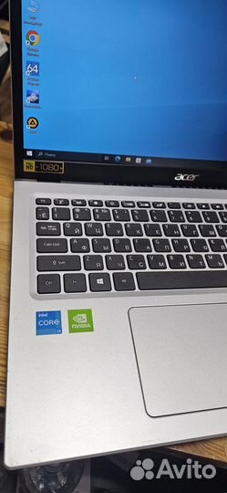 Игровой ноутбук Acer Core i3-1115G4 8Gb MX350 2Gb