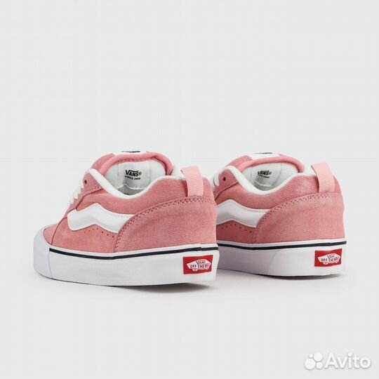 Кеды Vans Knu Skool Pink / White