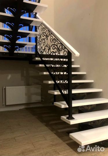 Забежная лестница с установкой