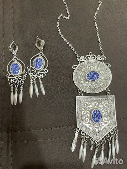 Этно украшения. казахское, комплект