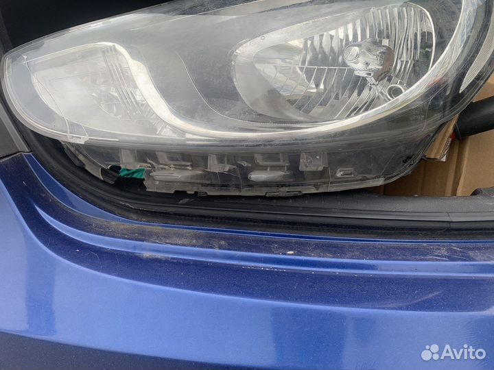 Фара передняя левая на hyundai solaris 1