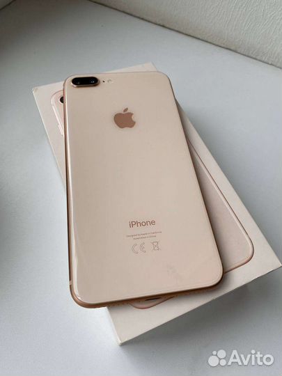 Телефон iPhone 8 plus gold