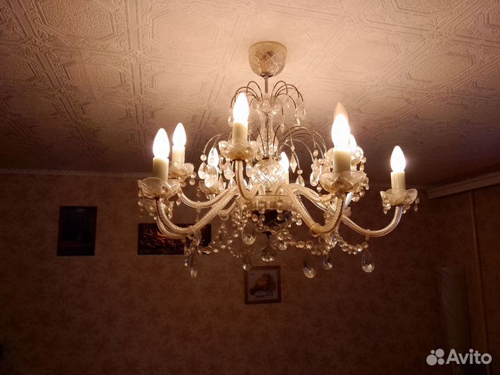 Люстра хрустальная (советская)