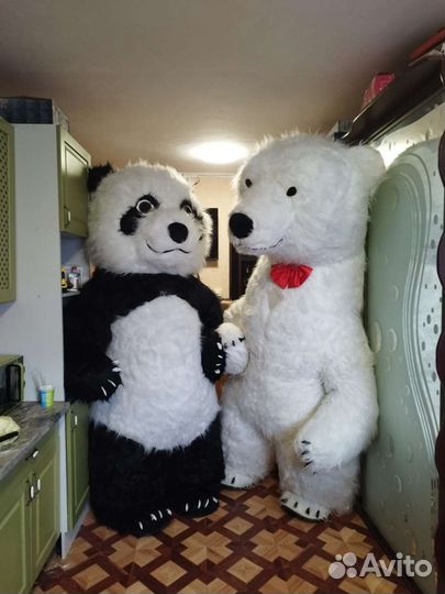 Поздравление от большого мишки