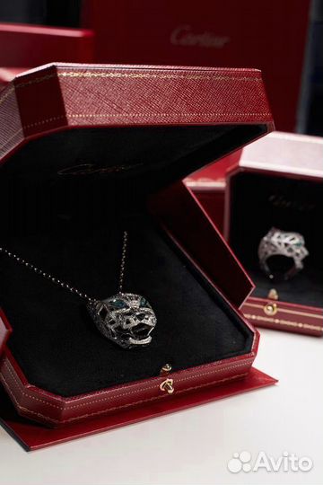Cartier panthère золотое колье