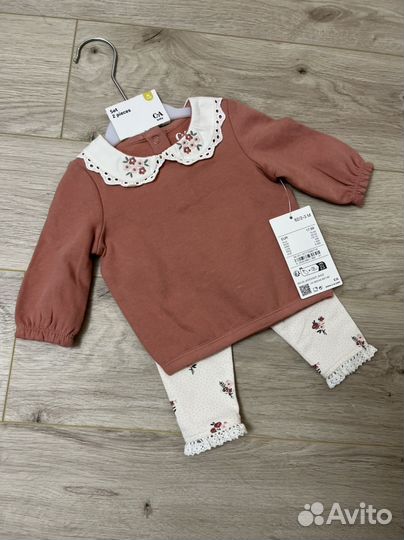 Комплект с&а на девочку 62р новый