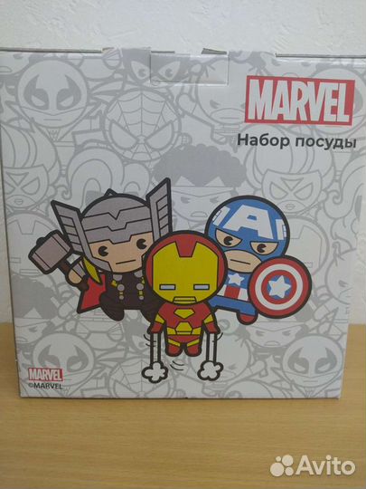 Набор детской посуды Marvel