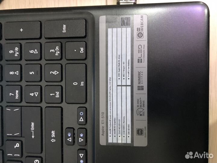 Ноутбук Acer aspire E1-510