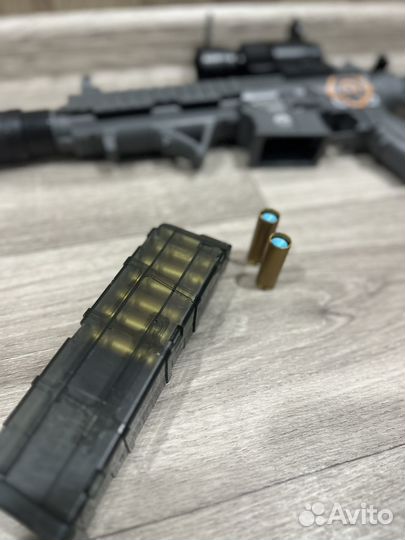 Детский автомат с мягкими пулями