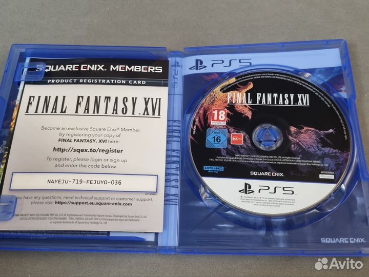 Игра для ps5 Final Fantasy XVI