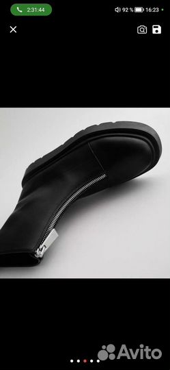 Ботинки женские кожаные