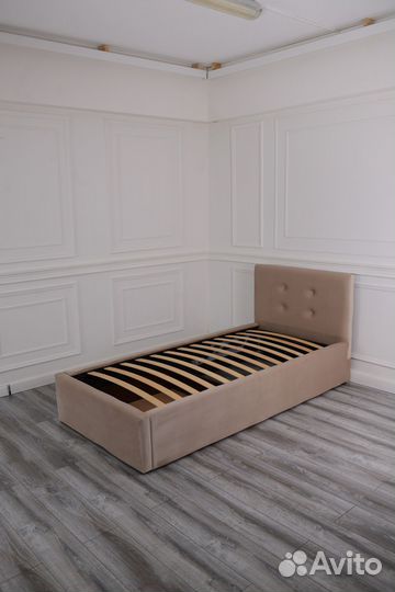 Кровать новая 90х200 Роза велюр