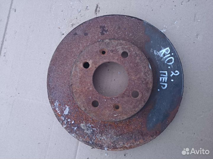 Диск тормозной передний Kia Rio 2