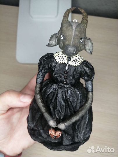 Ватные елочные игрушки