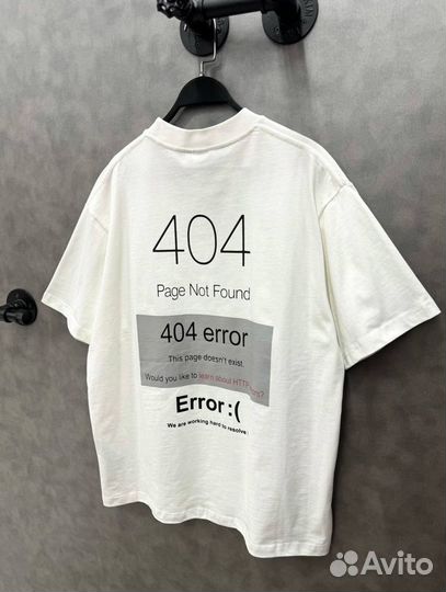 Футболка Balenciaga 404 error (хит 2024)