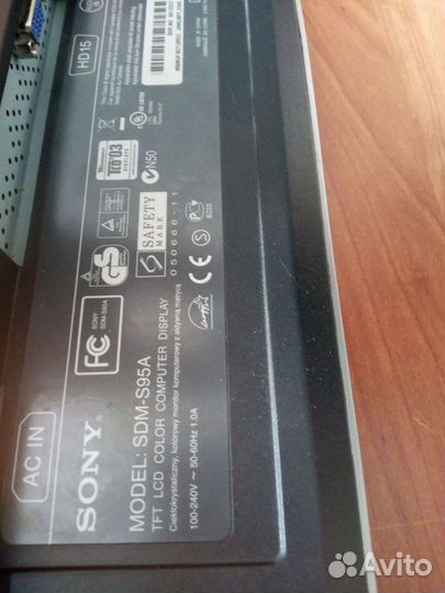 Монитор Sony sdm-S95A