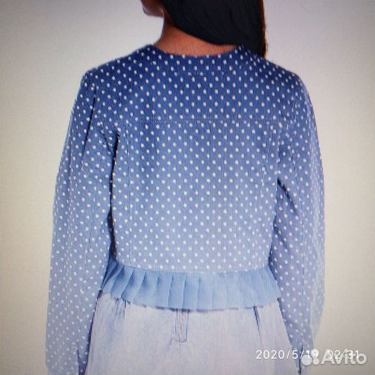 Легкий жакет для девочки рост 140 Польша