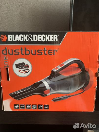 Автомобильный пылесос black decker