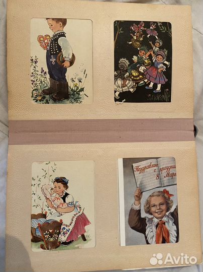 Альбом со старыми открытками