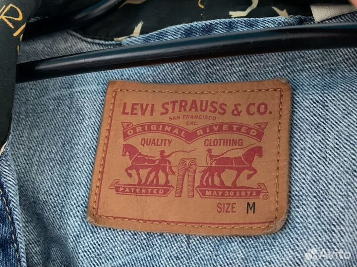 Джинсовая куртка мужская levis m