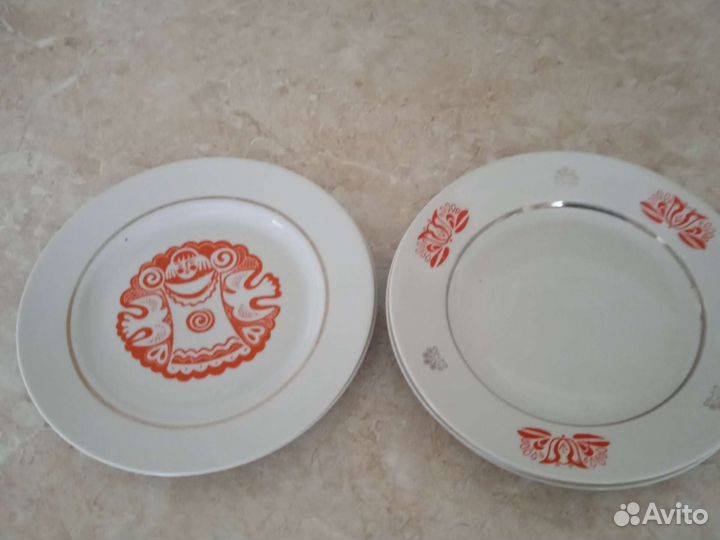 Фарфоровые тарелки СССР