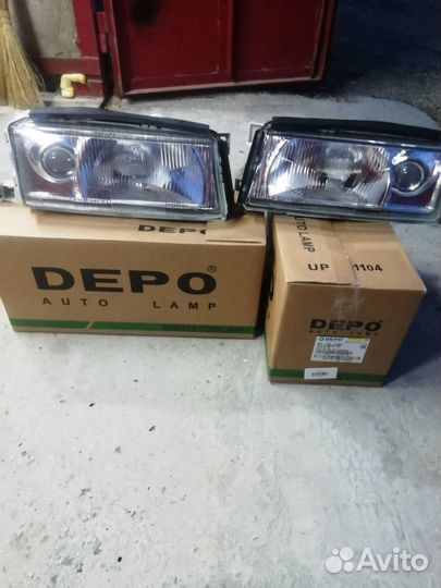 Фары skoda octavia Тур комплект