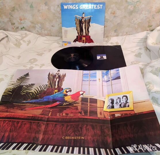 Wings Greatest 1978 LP + Poster Germ Оригинал