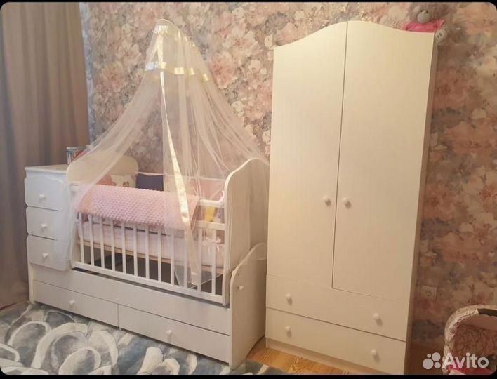 Детская кроватка 3 в 1