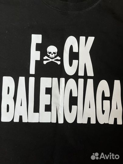 Футболка F*ck balenciaga