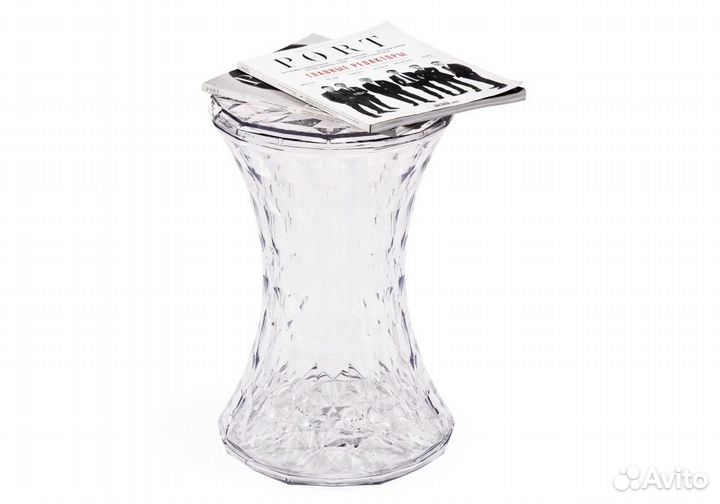 Стул-столик Button 30x47 clear