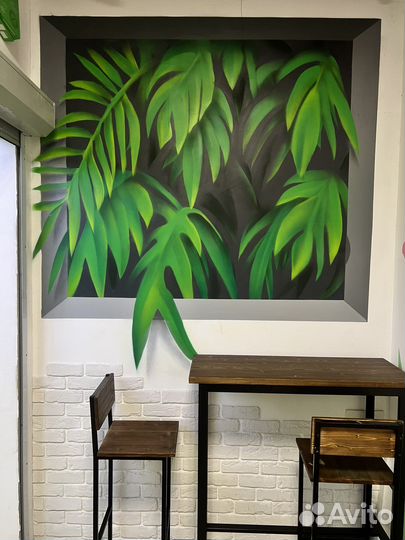 Граффити оформление, роспись стен,художник