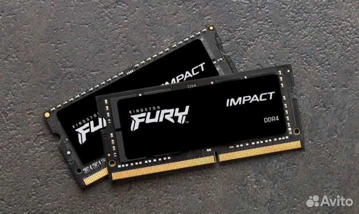 Оперативная память Kingston Fury Impact DDR4 1x8Gb