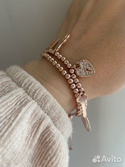 Новый браслет Nine West бусинки и подвески ориг