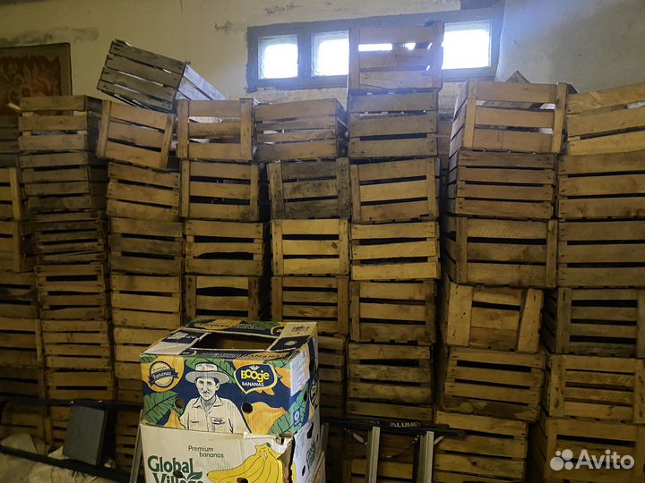 Деревянные ящики для овощей и фруктов